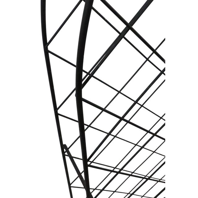 Mid 20th Century Mid Century Modern Cathedral Form Wire Wine Rack For Sale - Image 13 of 13