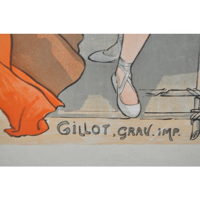 Early 20th Century "Le Rêve" French Ballet Poster by Steinlen For Sale - Image 5 of 8