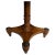 Cream Pair of Weiman "Heirloom" Round Mahogany and Marble Pedestal Side Tables, MCM For Sale - Image 8 of 13