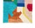 Textile Bold Color-Block Hand-Knotted Wool Rug | 13'9" X 9'11" | One of a Kind For Sale - Image 7 of 7