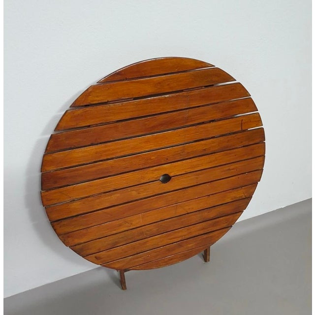 Brown Vintage Garden Set by Iso Parisi for Fratelli Reguitti, 1960s, Set of 5 For Sale - Image 8 of 18