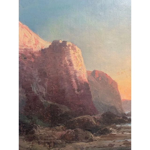 Eugenio Amus, Marina, Oil on Canvas For Sale - Image 5 of 10