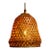 Large Lombok Handwoven Bamboo Bell Pendant For Sale