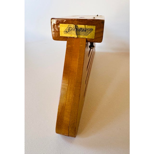 1930s 1930's Art Deco Slak-Rak Wall Organizer Magazine Rack Samuel Applestone Seattle For Sale - Image 5 of 10