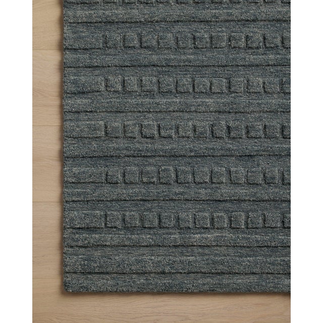 2020s Chris Loves Julia x Loloi Bradley Teal 5'-0" x 7'-6" Area Rug For Sale - Image 5 of 6