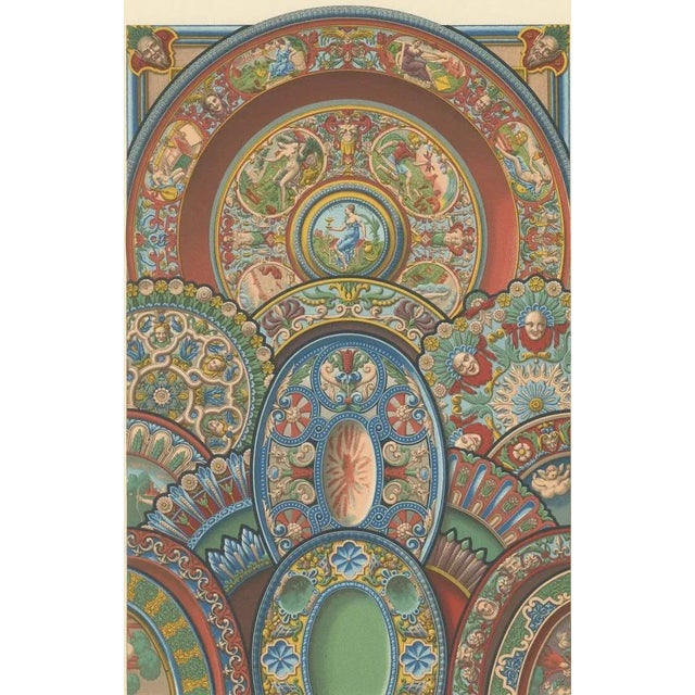 Gold Duran after Albert Racinet, LXVII of L’Ornement Polychrome, 1869, Paper For Sale - Image 8 of 10