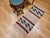 Textile Vintage Native American Navajo Area Rug, Handwoven Wool, Stripe Pattern,Ivory & Red, 2x4 For Sale - Image 7 of 16