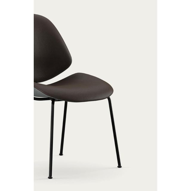 Textile Council Family Salon Prestige Coffee and Back Steelcut Quartet 14 Chair by Salto and Sigsgaard For Sale - Image 7 of 13