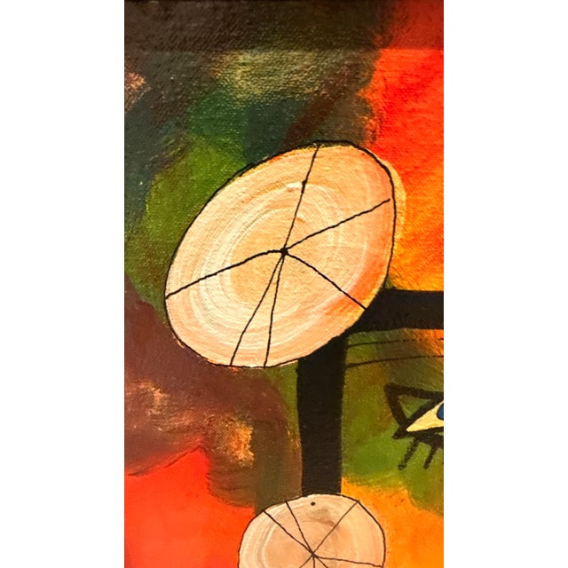 Sculpture Materials Signed 1996 Zbyszek Kozioł “Madman’s Wife” Outsider Art Mixed Media Painting For Sale - Image 7 of 9