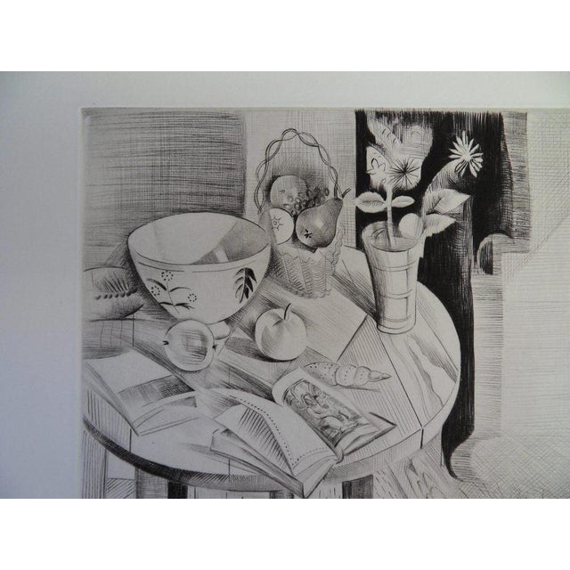 Modern Mily Possoz, Le repos du chat, Etching For Sale - Image 3 of 7