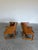 Mid-Century Modern Pair of Dutch Colonial Style Vintage Oak Barrel Back Chairs For Sale - Image 3 of 12