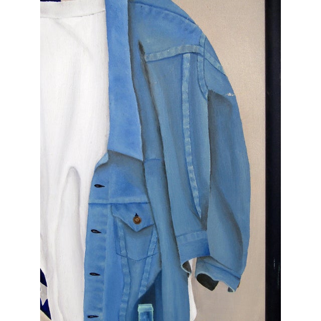 1994 “The American Way” Oil on Canvas, Signed Nele Dobes — Framed Americana Still-Life (25.5" × 19.5") For Sale In Austin - Image 6 of 12