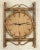 Vintage rattan and bamboo wrapped wall clock. Pretty tortoise coloring to the rattan. Nice large size. Works great. All...