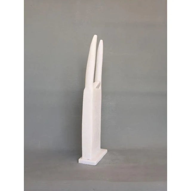 Madea Hand Carved Marble Sculpture by Tom Von Kaenel For Sale - Image 4 of 6