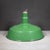 Set of Two Benjamin 16" Enameled Porcelain Green Industrial Pendant Lights c.1950 For Sale In San Francisco - Image 6 of 11