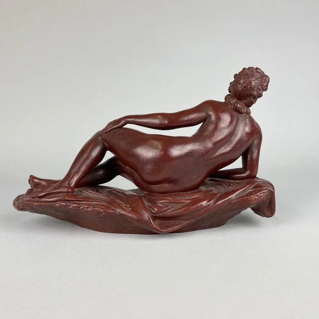 Vintage Terracotta Statue by Josef Vanča, 1960s For Sale - Image 3 of 8