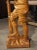 4 1/2 Feet Tall Solid Limewood Statue of St. Christopher, Germany, Circa 1930 For Sale - Image 9 of 13