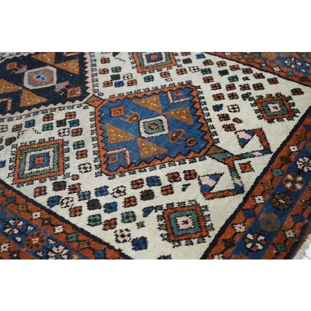 Vintage Persian Rug 2'6'' x 4'6'' For Sale - Image 9 of 12