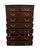 Late 20th Century Century Furniture Solid Mahogany Traditional Style 42" Chest on Chest For Sale - Image 5 of 12