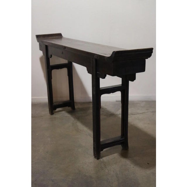 Chinese Red Lacquered Altar Table For Sale In Los Angeles - Image 6 of 8