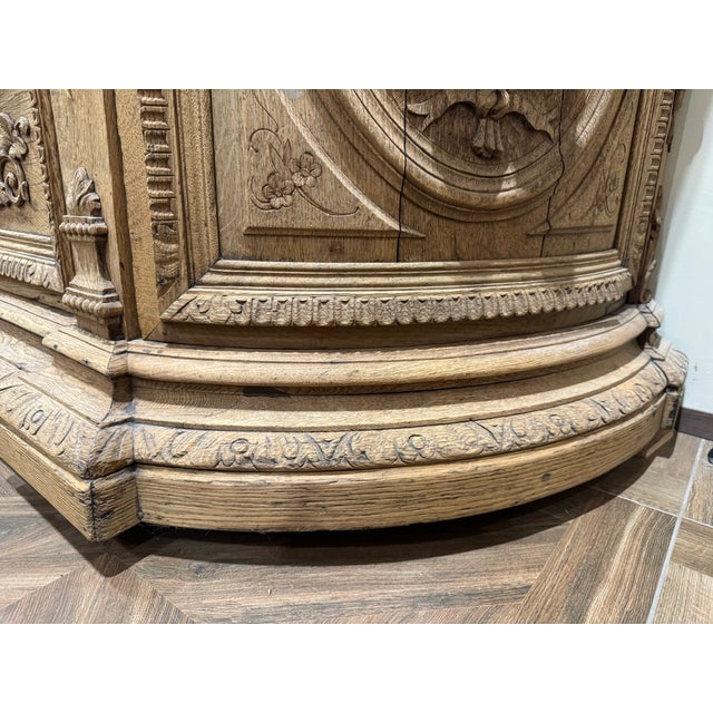 French Oak Hunting Sideboard, 1850s For Sale - Image 14 of 18