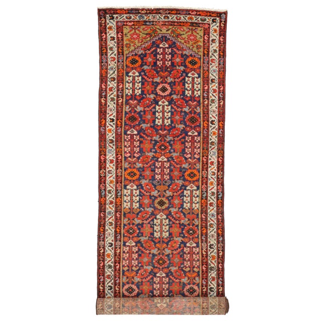 Antique Persian Malayer Rug, 3'03 X 13'00 For Sale - Image 9 of 10