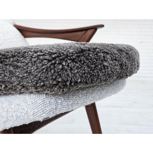 1960s Scandinavian Armchair in Leather & Teak, 1960s For Sale - Image 5 of 18