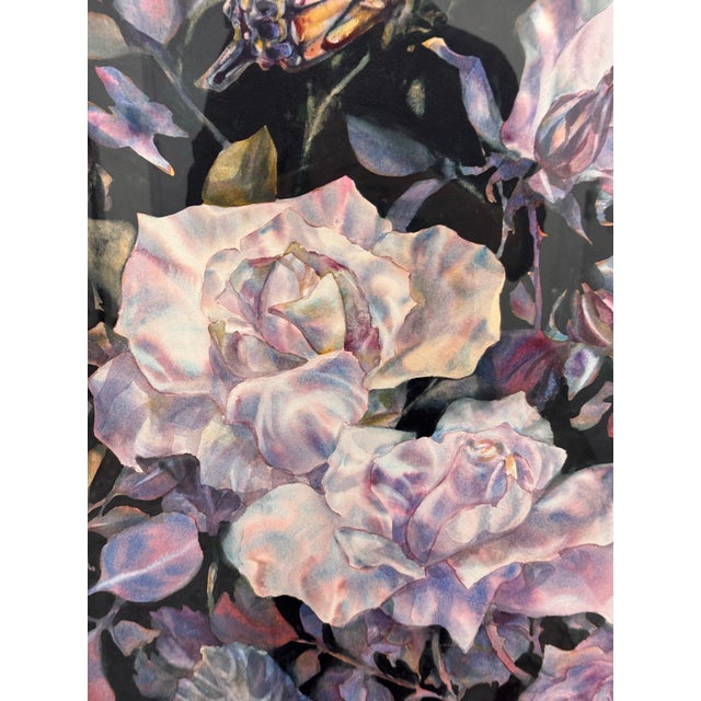 Kim Smith Nocturn Framed Watercolor, Circa 1999 For Sale In San Francisco - Image 6 of 11