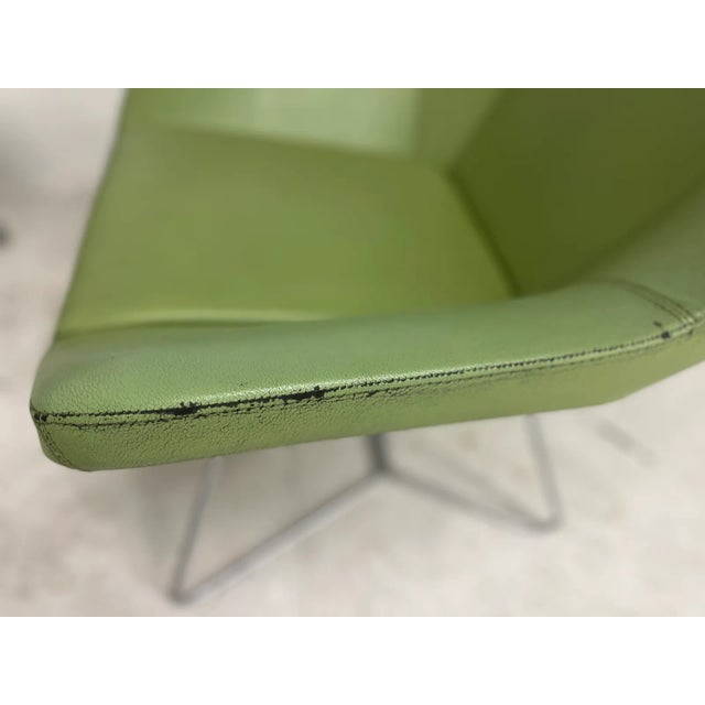 Green Keilhauer Cahoots Lounge Chairs - 2 Left For Sale - Image 8 of 13