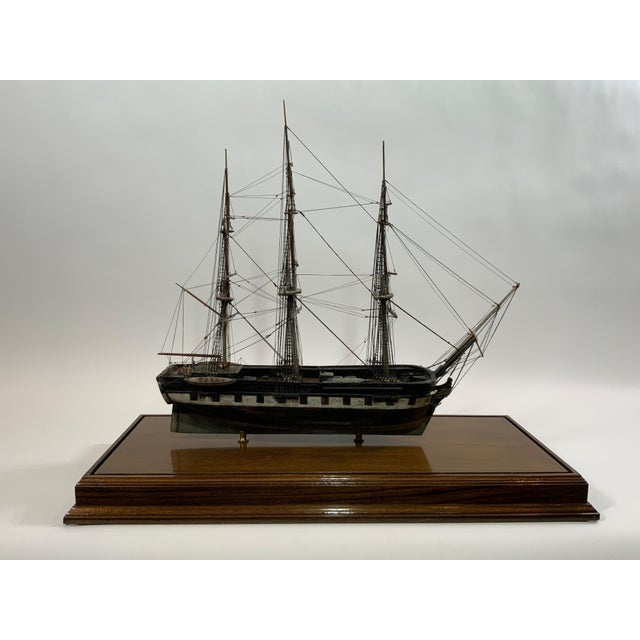 Antique Model of the Packet Ship “Lady Gay” of Newbury Mass For Sale - Image 11 of 12