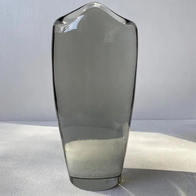 Livio Seguso Large Signed Livio Seguso Murano Sommerso Glass Owl Sculpture, 1970s For Sale - Image 4 of 14