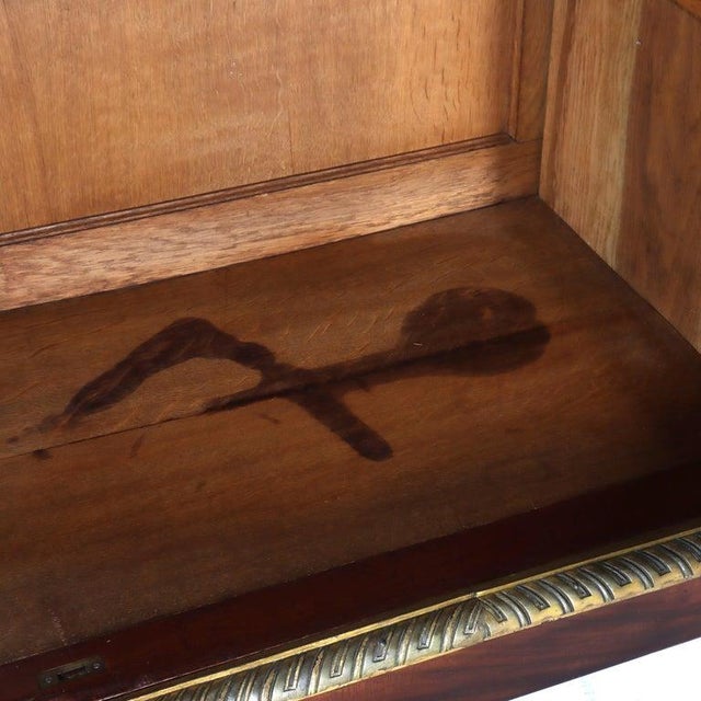 French Louis XVI Rosewood, Kingwood, Mahogany & Ormolu Rouge Marble Top Credenza For Sale - Image 15 of 18