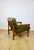 Vintage Wooden Armchair in Yellow-Olive from Z. Baczyk For Sale - Image 6 of 12