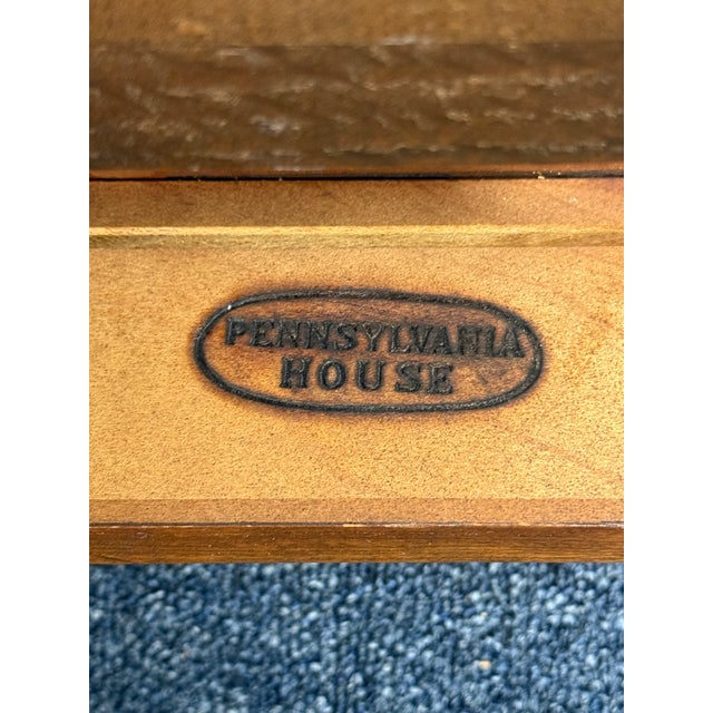 Pennsylvania House Solid Cherry Double Pedestal Dining Table For Sale - Image 12 of 12