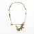 1970s Mid-Century Modern Brass Brutalist Necklace For Sale - Image 5 of 12