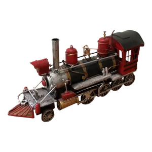 Mid 20th Century Handmade Metal Model Locomotive Decoration