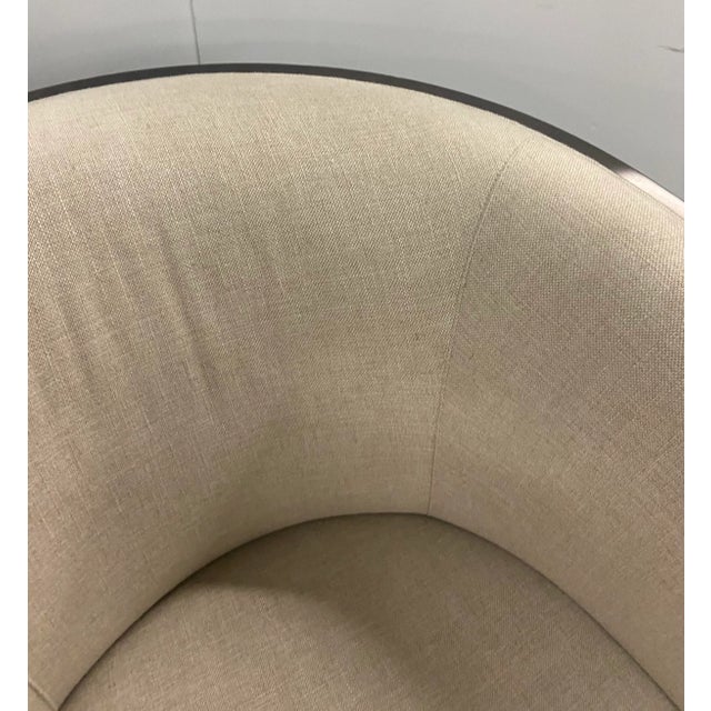 Modern Theodore Alexander Modern Garren Tub Chair For Sale - Image 3 of 7