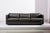 Sofa Set in Grey Leather by Charles Pfister for Knoll, USA, 1970s, Set of 3 For Sale - Image 4 of 18