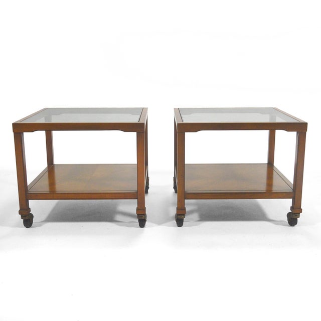 Mid-Century Modern Pair of Drexel "Et Cetera" Side Tables For Sale - Image 3 of 10