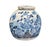 Superb porcelain ginger jar hand-painted with flying birds and peonies flowers In Ancient Chinese the appearance of the...
