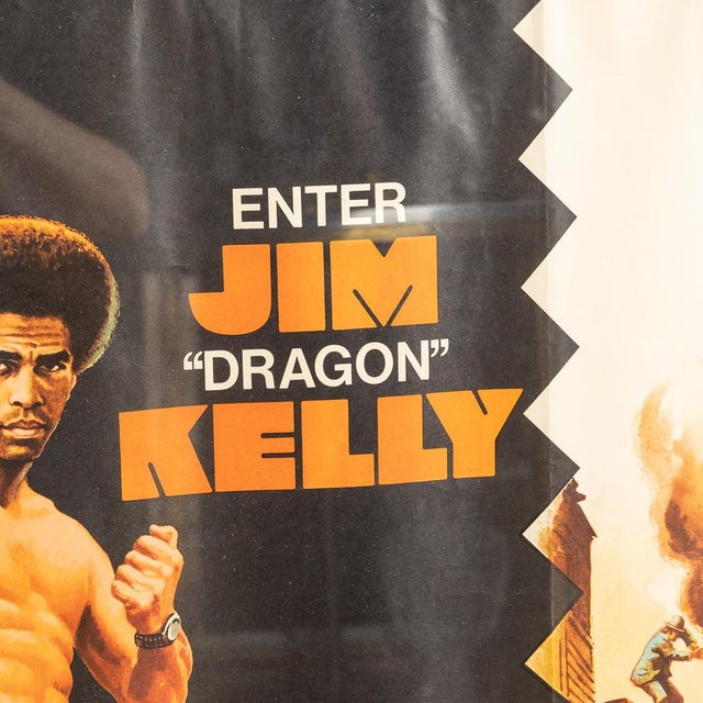 British Quad Black Belt Jones / Deadly Trackers Poster, 1973 For Sale - Image 6 of 13