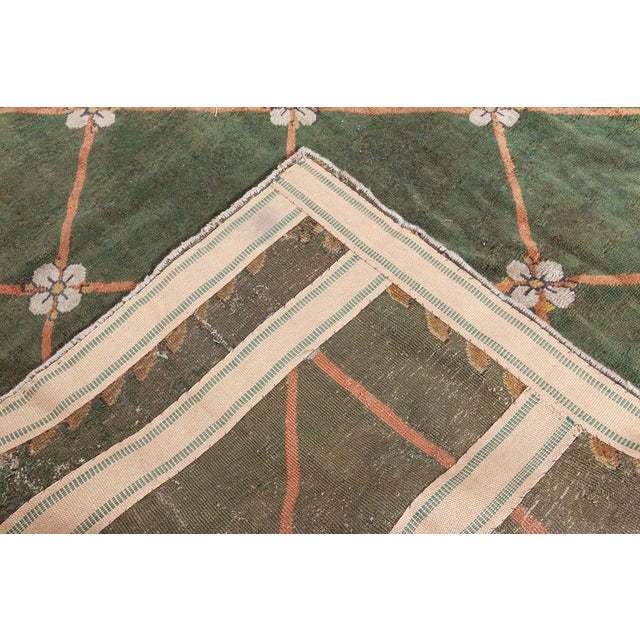 French Antique French Savonnerie Rug For Sale - Image 3 of 8