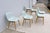 Danish Iskos-Berlin for Muuto Blue Leather Fiber Side Chairs Wood Base, Set of 6 For Sale In New York - Image 6 of 18