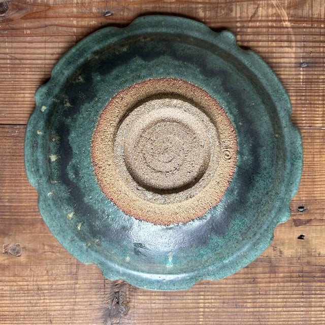 Green Glazed Ceramic Bowl by Agano Yaki, Japan, 1960s For Sale - Image 8 of 18