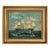 American Whaling Ship With Sperm Whale 8x10" Print on Canvas, Gold Frame For Sale
