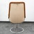 Mid Century Danish Modern Lounge Chair Dux Bruno Mathsson Jetson Leather Swivel For Sale In Sacramento - Image 6 of 12