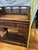 Antique Chinese Hand-Painted Orchid & Bamboo Hardwood Vanity Desk For Sale - Image 11 of 12