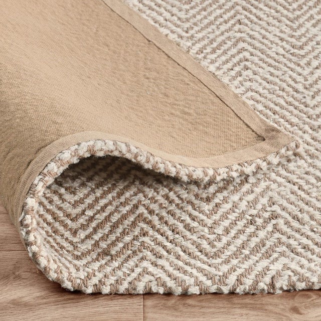 Chevy Jute Chenille Ivory Rug - 2 X 3 For Sale - Image 4 of 5