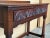 Spanish Country Walnut Sofa Table or Console Table with Carved Drawers, 1890s For Sale - Image 9 of 17