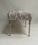 Greige White Bronze Organic Form Bench, Sorgue Bench For Sale - Image 8 of 15